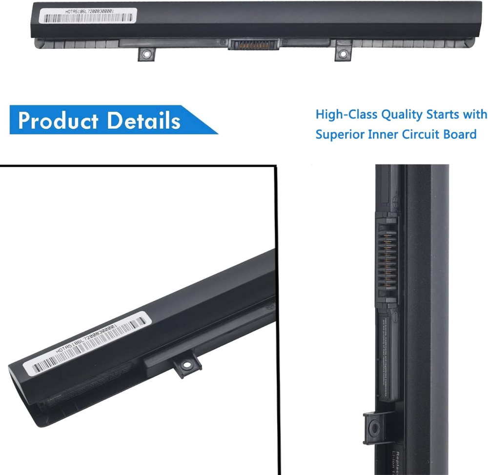 Аккумулятор для ноутбука Toshiba Satellite C50 C55 L55 серии (PA5185U-1BRS) 2200mAh 14.8V Li-ion Premium Grade A Киев - изображение 5