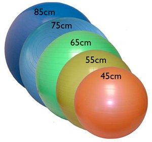 М'яч для фітнесу (фітбол) сатин 65см Zelart FI-1984-75 Вишневе - фото 8