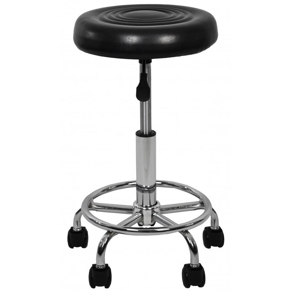 Стілець майстра косметолога круглий на коліщатках без спинки Bonro B-493 для салону краси Київ - фото 2