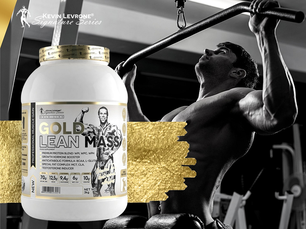 Гейнер Gold Lean Mass 3000 g (Chocolate) Луцьк - фото 3