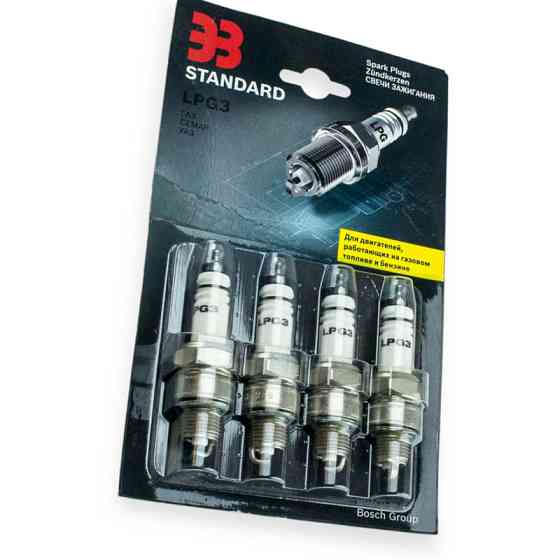 Свечи STANDARD LPG3 ГАЗ,УАЗ кор. для газа 33 Мукачево