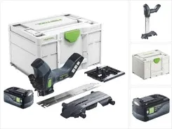 Электрическая пилка Festool ISC 240 EB-Basic akumulatorowa pilarka do izolacji 18 V 240 mm + 1x akumulator 5,0 Ah + Systainer - Киев