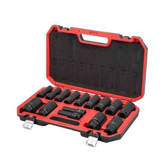 Набор головок ударных удлиненных 1/2