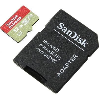 Карта пам'яті SanDisk 32GB microSD class 10 V30 A1 UHS-I U3 Extreme Action (SDSQXAF-032G-GN6AA) Вінниця - фото 2