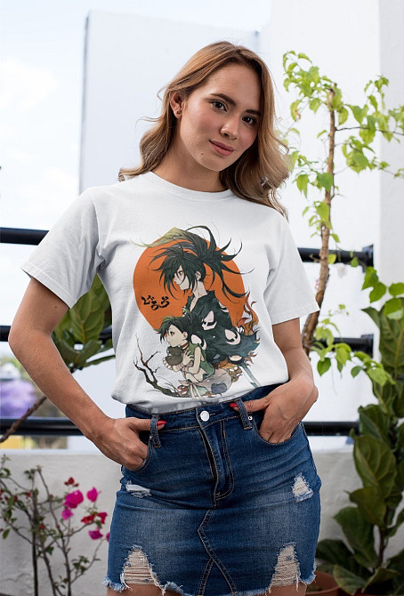 Футболка аниме Хйаккимару Дороро Аниме Манга оверсайз (S/M/L) Черний AnimeJ0542 Днепр - изображение 2