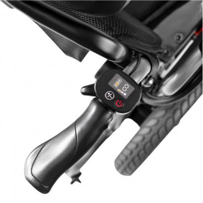 Складаний електровізок для інвалідів з розкладною спинкою та підголовником OSD-D130HL Дніпро - фото 6