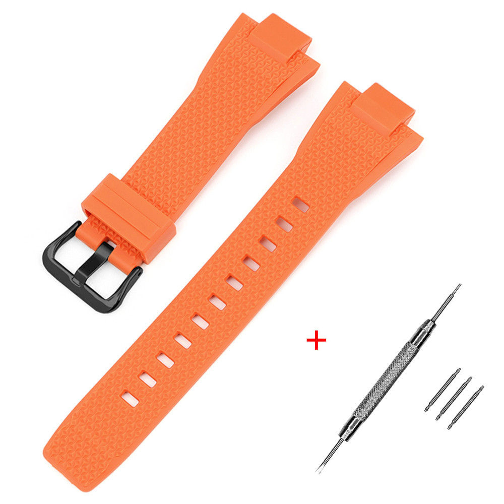 Ремінець для Casio G-Shock GST-B400 Orange Black SBR Київ - фото 1