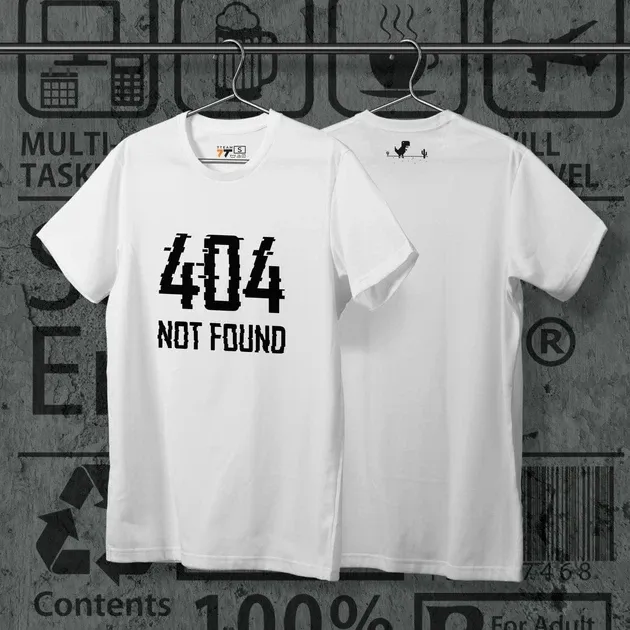 Футболка чоловіча з  принтом 404 Розмір 48 Anime0043 Дніпро - фото 1