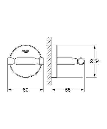 Гачок для халату Grohe Bau Cosmopolitan Neutral (40461001) Киев