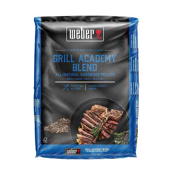 Пелети для гриля Weber FSC Grill Academy Blend (Суміш) 8 кг 3401051 Код: 013074 Рівне