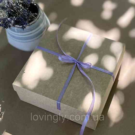 Подарунковий набір з лавандою і свічками "Мерехтіння". Ірпінь