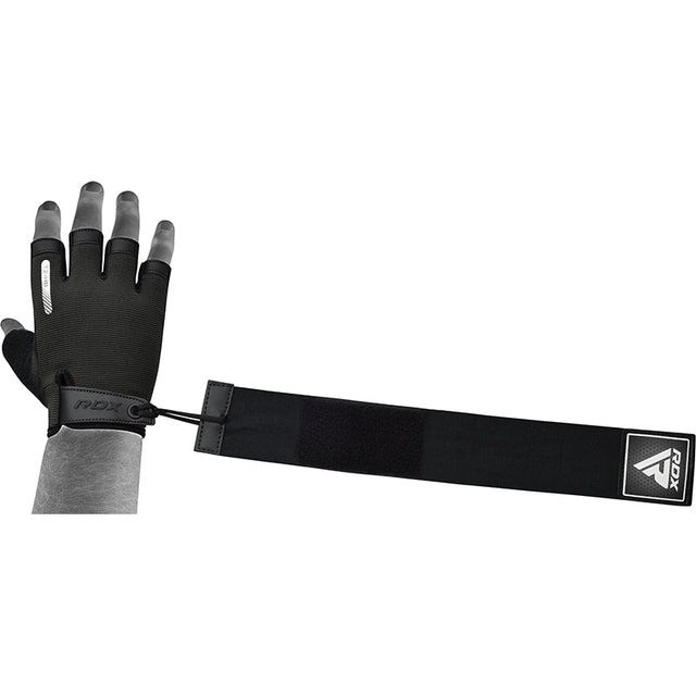 Перчатки для фітнесу RDX T2 Half Black S Кам'янське - фото 6
