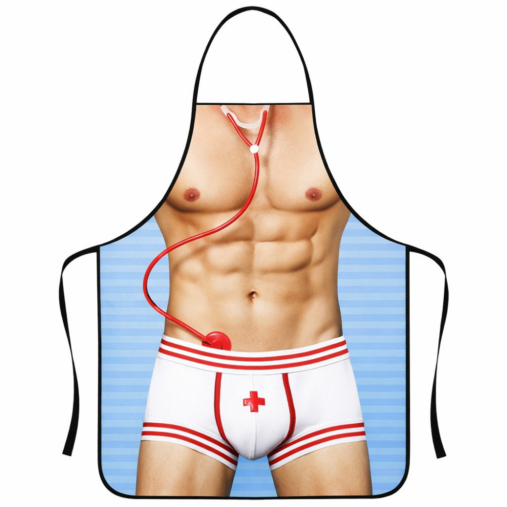 Фартук с приколом Врач 75 на 60 см разноцветный Киев - изображение 2