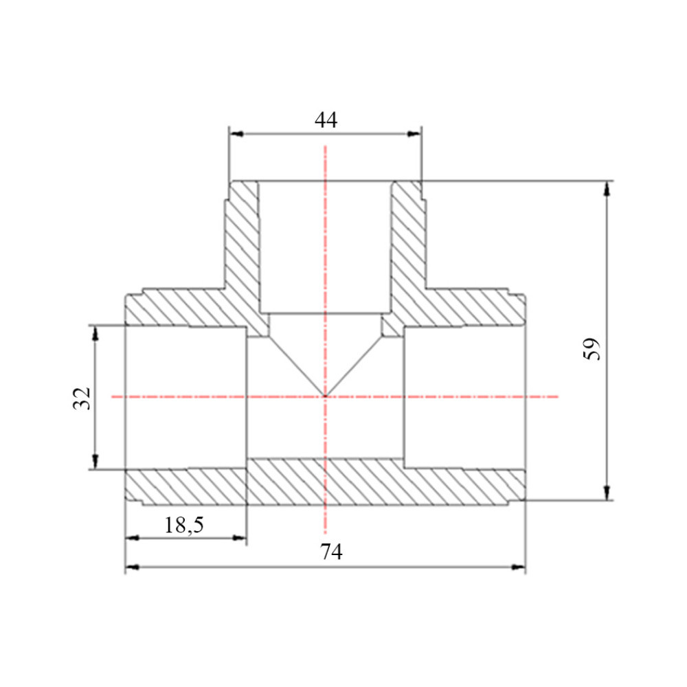 Тройник PPR Blue Ocean 32 Київ - фото 2