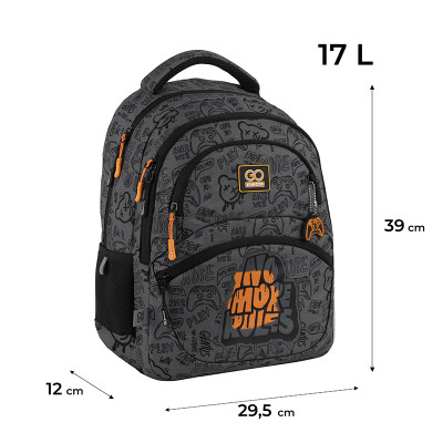 Рюкзак школьный GoPack Education 175M-5 No More Rules (GO25-175M-5) Винница - изображение 8