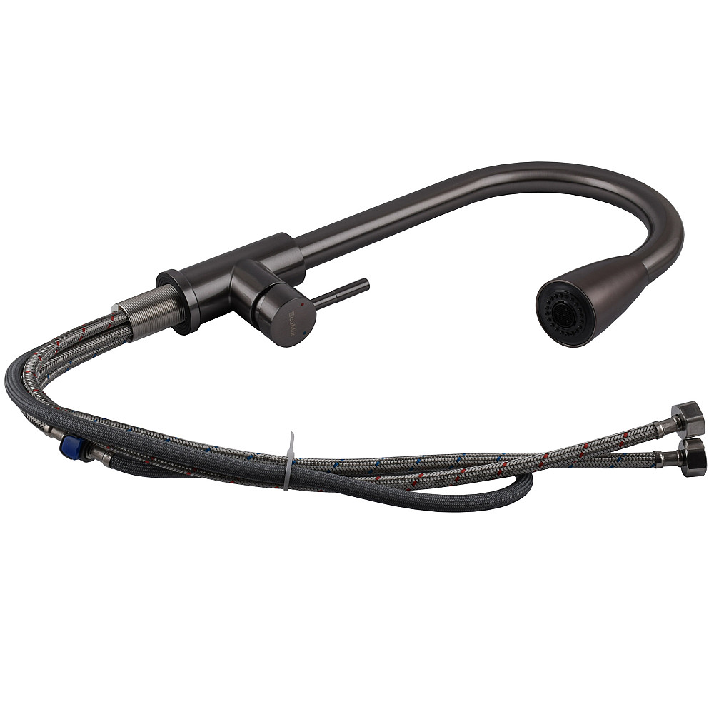 Змішувач для кухні EcoMIX Stella STE-2031-GP Київ - фото 8