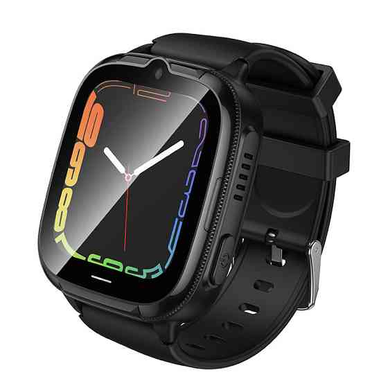Детские смарт-часы HOCO Y106 4G 46mm. 730 mAh children phone watch Black Одесса