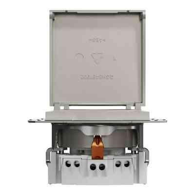 Розетка Schneider Electric ASFORA з кришкою, бронза (EPH3100169) Вінниця