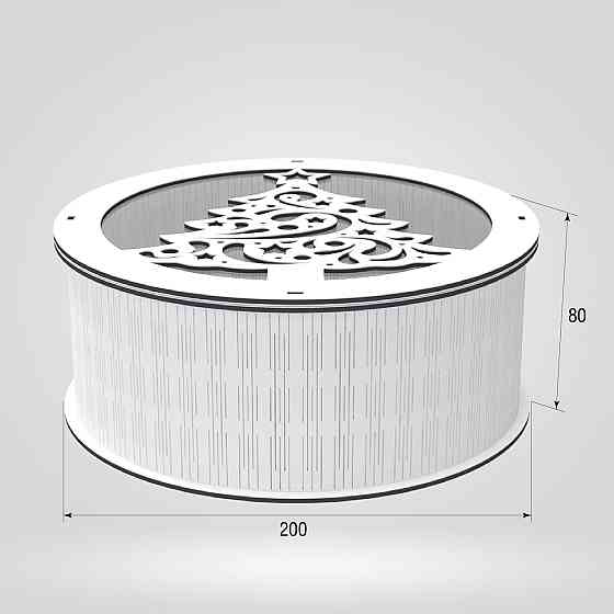 Подарочная коробка EKOSTAR d200 h80 Киев