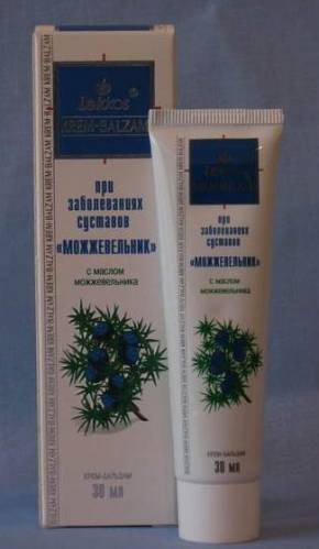 Крем-бальзам "Ялівець" для суглобів і м'язів 30 мл Київ - фото 1