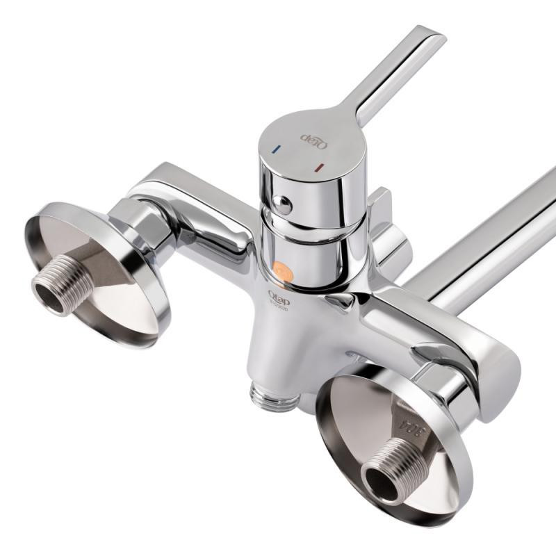 Смеситель для ванны с поворотным изливом, c душевым гарнитуром Qtap Grand QTGRACRM005 Chrome Харьков - изображение 5