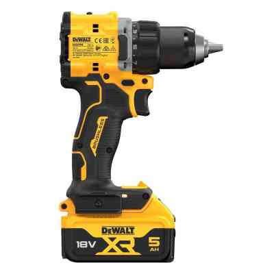 Шуруповерт DeWALT XR Li-Ion 18V, 2x5Ah, 74 Нм, 0-450/0-1650 об/мин, 1.12 кг, TSTAK (DCD794P2T) Винница