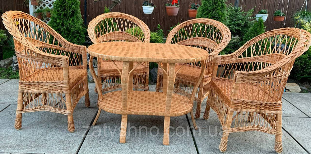 Набор плетеной мебели из лозы Киев - изображение 5