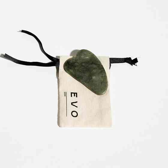 Нефритовий масажний шкребок гуаша EVO derm Київ