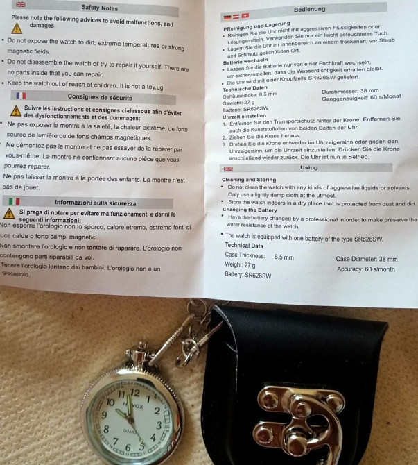 Байкерський брендовий годинник кишеньковий, годинник Київ - фото 1