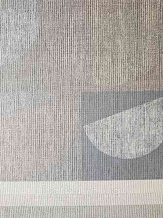 Шпалери вінілові на флізеліновій основі DEKENS Balade 663-01 (Бельгія) геометрія фігури синій бежевий Київ