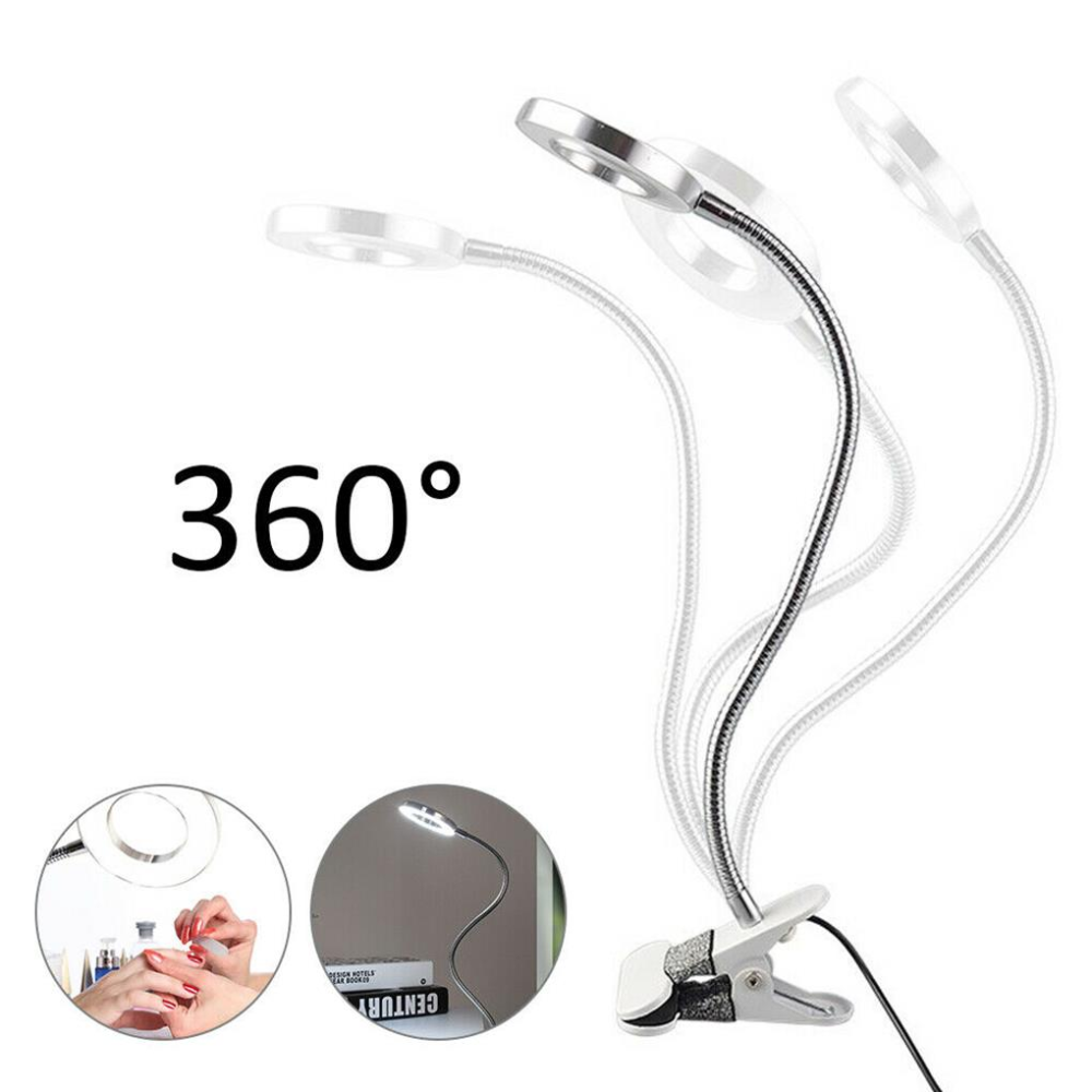 Лампа на прищіпці зі збільшувальним склом SL-825 Луцьк - фото 1