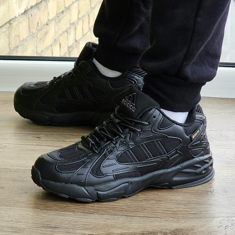 Зимние Мужские Кроссовки Adidas GORE-TEX Черные с МЕХОМ Адидас Гортекс Термо (размеры: 41,42,43,44,45) Днепр - изображение 3