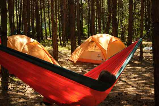 Гамак Naturehike подвійний NH21DC011, помаранчевий Киев