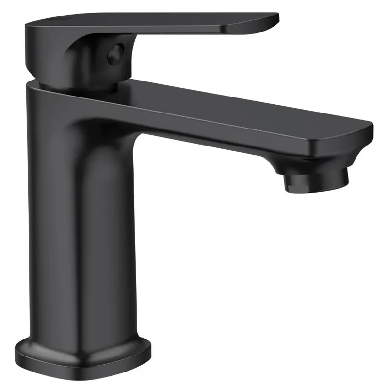 Змішувач для умивальника Mixxus Premium MONE 001 NUT Black стильний та надійний Харків - фото 1