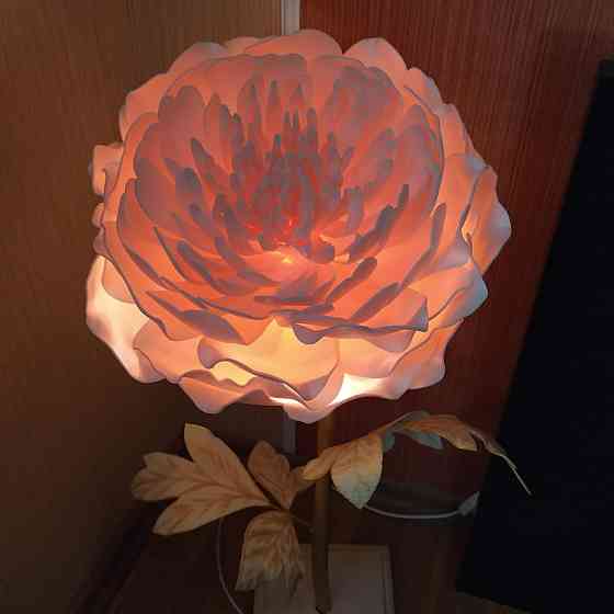 Міні-торшер "Пудровий півонія" Дніпро