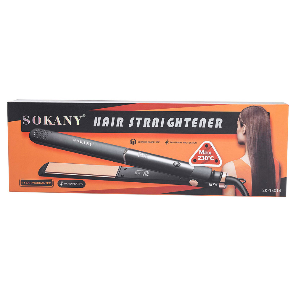 Sokany Випрямляч керамічний для волосся 50 Вт професійний 5 режимів до 230 градусів 45 Вт Sokan Коломия - фото 7