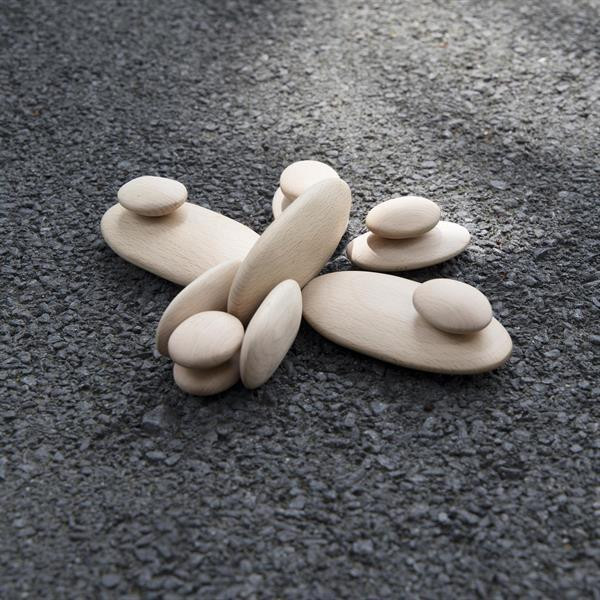 Деревянные блоки Guidecraft Natural Play Округлые камни (G6771) Харьков - изображение 14