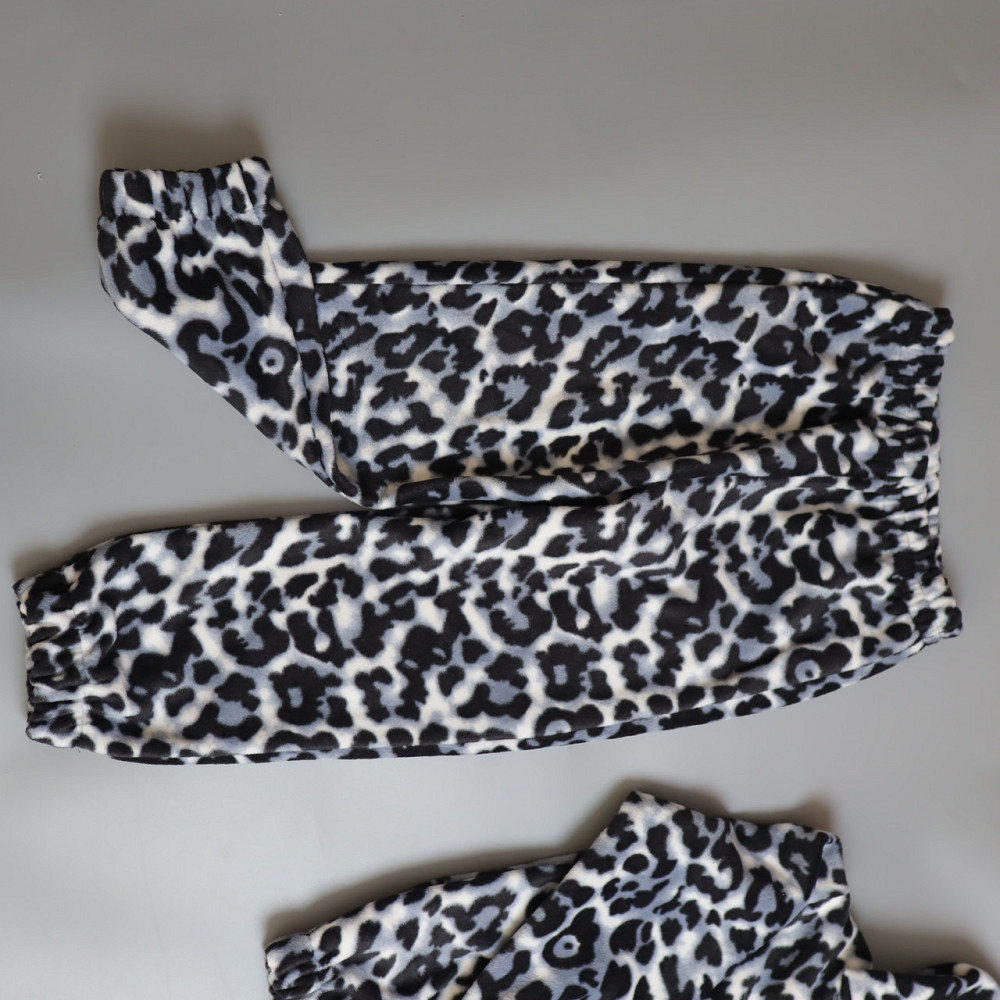 Теплый флисовый детский костюм лео серый (худи с капюшоном + штаны) Каменец-Подольский - изображение 6