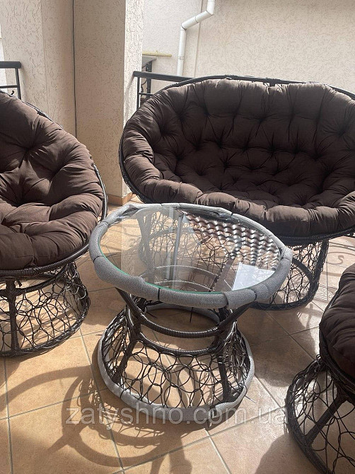 Балконная  мебель ротанговая с удобными накиками Киев - изображение 7