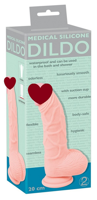 Реалистичный фаллоимитатор с присоской Medical Silicone Dildo L 20mm Sex Aura Киев - изображение 1