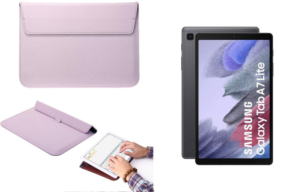 Чохол-конверт VitoCase для Samsung Galaxy Tab A7 Lite T225, з функцією підставки для планшета Фіолетовий Київ - фото 1