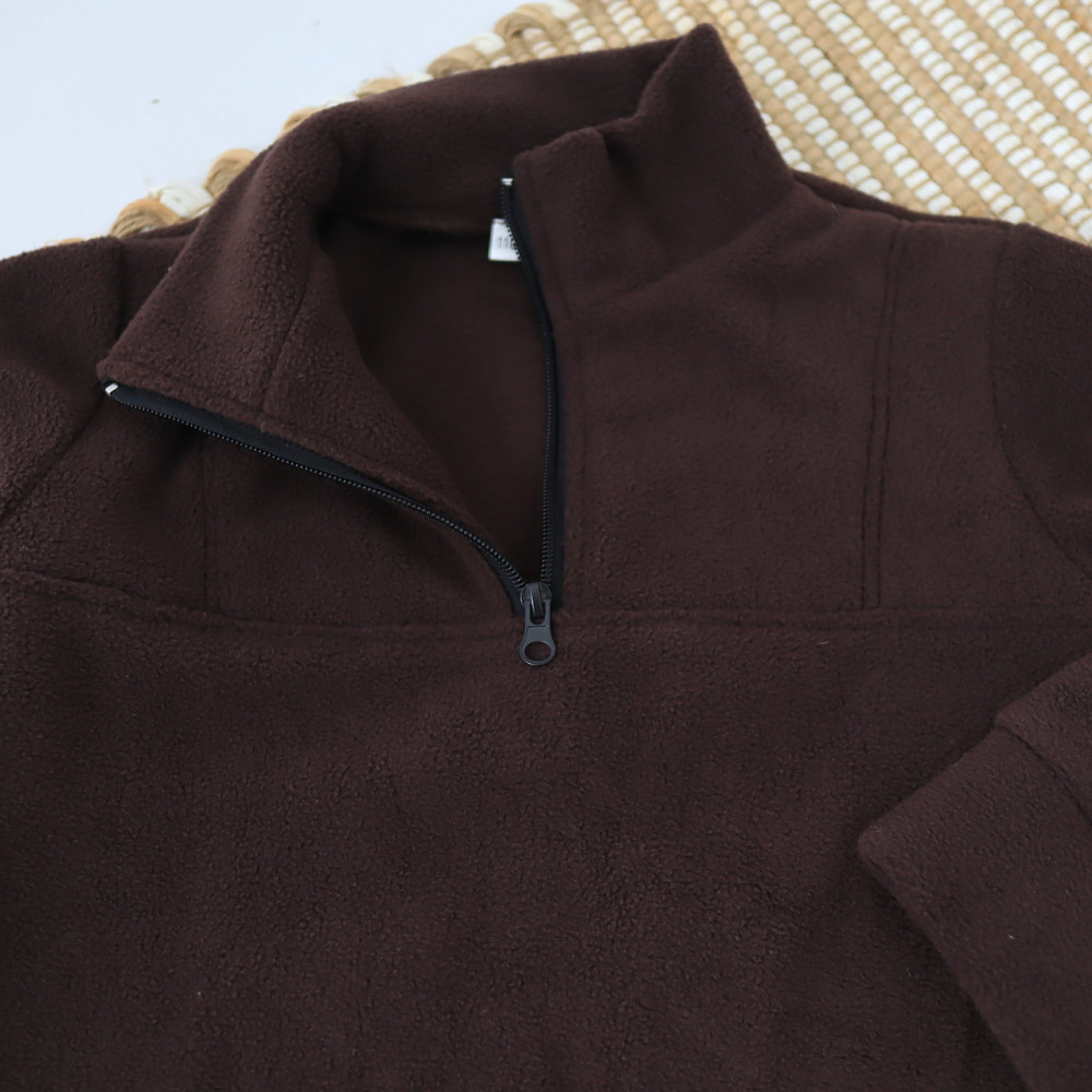 Дитячий флісовий теплий костюм на зиму (толстовка на затяжках+штани)  Шоколад Кам'янець-Подільський - фото 5