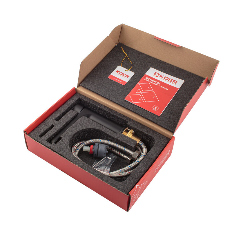 Смеситель для умывальника Koer KB-10030-05 (KR5425) с надежной конструкцией Харьков - изображение 7