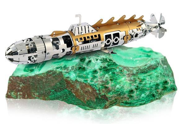 Колекційна модель-конструктор Metal Time Elusive Nautilus Підводний човен механічний (MT045) Харків - фото 9