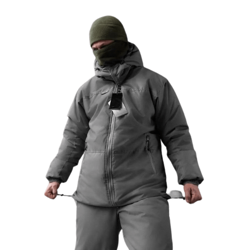 Зимовий чоловічий костюм Oblivion (куртка та штани) Level 7 Сірий (розмір L-XL) Вінниця - фото 6