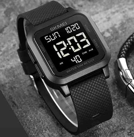 Часы мужские водостойкие тактические Skmei Chess Black Винница