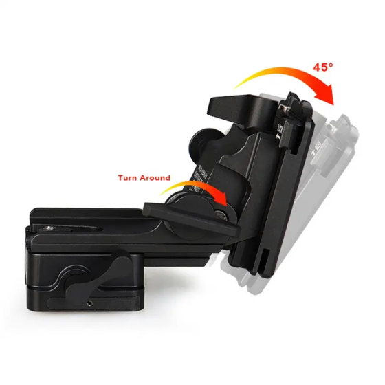 Крепление для NVG c Horn и Dovetail интерфейсами для PVS-7/14/15/18/21/31 Norotos CL24-0237 (Черный) Винница