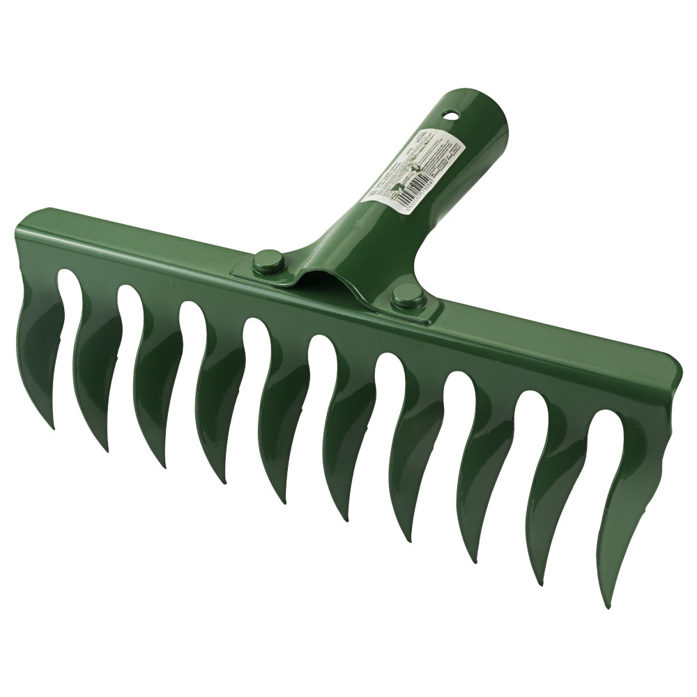 Grad Грабли садовые витые 10 зубцов 265×82мм заклепочное крепление GRAD (5051905) Киев - изображение 1