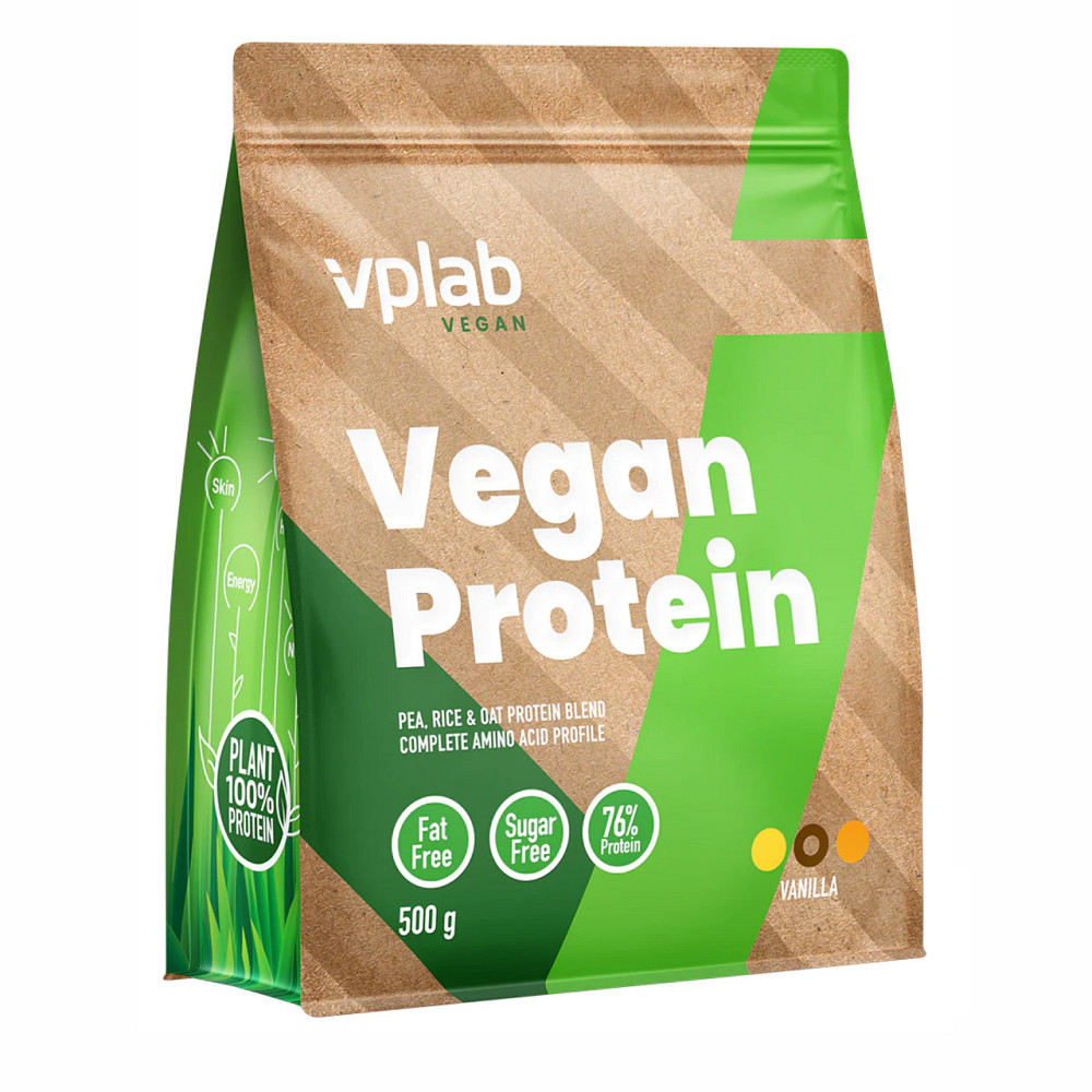 Vegan Protein - 500g Vanilla Киев - изображение 1