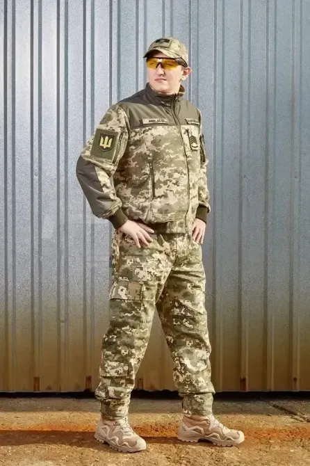 Кофта фліс тактична під гумку піксель ЗСУ 48-50 Запоріжжя - фото 1